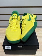 Talla 12M/13.5W - Nike Kobe 8 Protro Oregon Ducks Amarillo PE Jugador Exclusivo Talla 1
