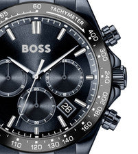 RELOJ CRONÓGRAFO HUGO BOSS HB 1514270 HERO 2.0 AZUL NEGRO ORIGINAL PARA HOMBRE NUEVO