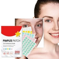 Cuidado facial de la piel reparación parche acné decoloración manchas marca de granos cubierta invisible