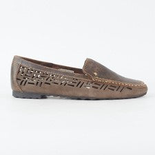 Zapatos mocasines informales sin cordones de cuero marrón oscuro Timberland Maluti 64364 para mujer