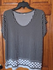 Top elástico ligero de verano Style Italy para mujer talla 2XL NUEVO SIN ETIQUETAS