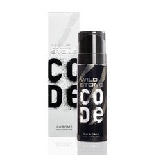 Perfume corporal Wild Stone Code cromado para hombre 120 ml