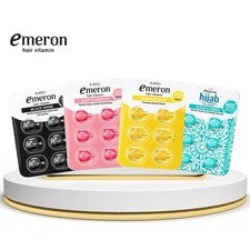 EMERON CABELLO VITAMINA 6 CÁPSULA 1ML ROSA AMARILLO NEGRO ENVÍO GRATIS IMPUESTOS EE. UU.