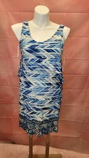 Vestido elástico sin mangas Style & Co para mujer talla mediana nuevo con etiquetas