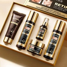 Juego de 5 juegos de cuidado de la piel con retinol crema facial suero crema facial cremas para ojos faciales