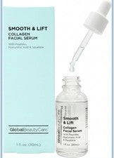 Suero facial de colágeno suave y levantador Global Beauty Care con ácido hialurónico nuevo