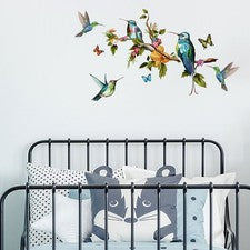 PVC Extraíble Primavera Flor Árbol Hogar Habitación Arte Decoración Hágalo Usted Mismo Pared Adhesivo Decoración