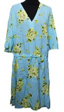 X) MUJER SEAFOLLY PONCHO VESTIDO DE PLAYA VESTIDO DE PLAYA FULL BLOOM CAFTÁN TALLA S