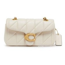 Bolso de Hombro COACH Tabby 20 Acolchado CP149 Blanco 31a
