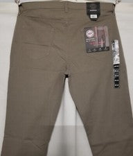 Pantalones impermeables para hombre Pantalones de viaje Tech Cintura elástica Flex Bolsillo seguro 42x30