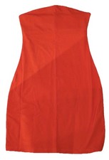 Vestido para mujer 6 pequeño sin tirantes ceñido al cuerpo naranja algodón elastano de ASOS DESIGN