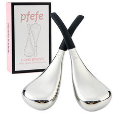 Globos de hielo Herramientas de cuidado facial de la piel para mujeres Rostro Ojos, Acero inoxidable Face Beau