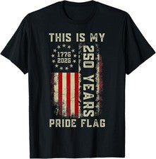 Camiseta 250 Años 1776-2026 250 Cumpleaños EE. UU. This is My Pride Flag