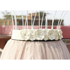 Damenmode Blume Kristall Elastischer Taillengürtel Bund Kleid Dekoration