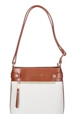 Bolso de mano bandolera para mujer Fiorelli lila Geo Jaquard