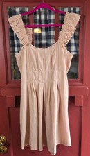 Nuevo Mini Vestido Steve Madden Para Mujer Camafeo Rosa Armonía Sin Mangas Correa Talla L