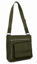 Tommy Bahama Bolso Bandolera Organizador de Viaje Verde Nylon Nuevo