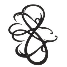 Arte de pared de metal diseñado en corazón adorno colgante de hierro para decoración de jardín sala de estar