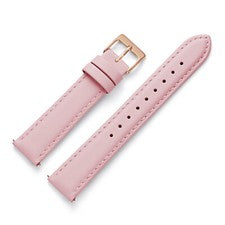 Correa de reloj 18 mm cuero rosa RG