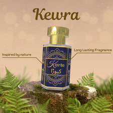 Kewra Attar 6 ml Roll On Premium Perfume Aceite Fragancia Unisex de Larga Duración