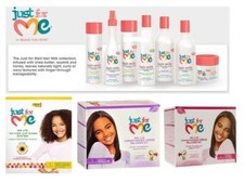 Gama de cabello rizado natural Just for Me Kids productos para el cabello gama completa