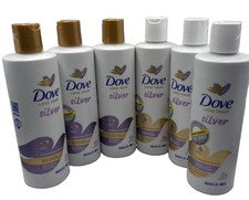 Lote 6 Botellas Dove Love Your Silver Purple 3 Champú 3 Acondicionador Precioso Gris