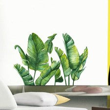 Accesorios para decoración del hogar sala plantas pegatinas de pared pegatinas de fondo