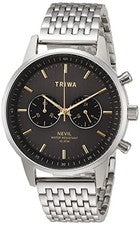 TRIWA Smoky Nevil NEST114 Cronógrafo Gris Plata Reloj de Cuarzo Suecia Nuevo