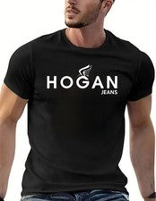 Elegante Camiseta Para Hombre Vibrante Estilo Informal Cuello Redondo Moda Camisa Ogan