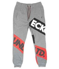 Pantalones de chándal Ecko Unltd de vellón para hombre gris jaspeado - EO31G663
