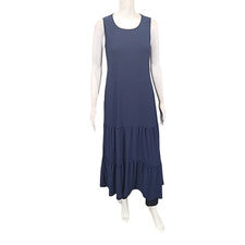 Vestido para mujer Kate & Mallory talla pequeña azul marino sin mangas poliéster spandex