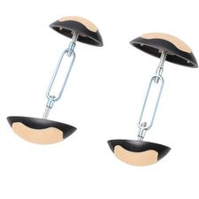 Tensor de zapatos negro ajustable para aumento de ancho para mujer 1S1G