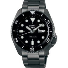 SEIKO MENS 5 SPORT AUTOMATIC WATCH SRPD65K1 BLACK DIAL -WARRANTY-RRP 399.00