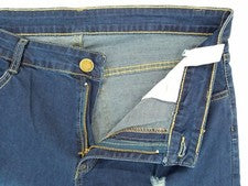 Pantalones de mezclilla de moda para hombre talla XL - 34" cintura x 31,5" largos azules desgastados