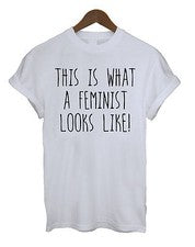 Camiseta This Is What A Feminist Looks Like para mujer regalo de moda damas