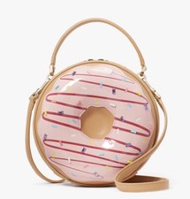 Bolso Bandolera Kate Spade Coffee Break 3D Donut Nuevo con Etiquetas