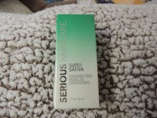 Aceite facial concentrado Serious Skin Care Super Sativa Cannibis 1,0 oz