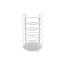 Soporte para utensilios de alambre blanco Apollo