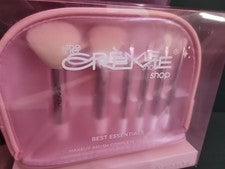 The Creme Shop Pincel de Maquillaje Rosa Bolsa de Viaje Set de 6 Piezas Regalo Dama de honor ¡Nuevo!