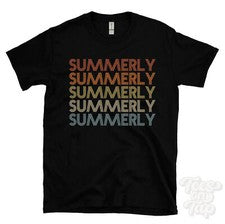 CAMISETA ESTILO RETRO REPETIDA DE VERANO para hombre y mujer novedad genial nombre regalo
