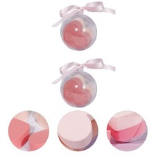 Juego de 2 esponjas faciales de maquillaje prácticas para polvo de belleza