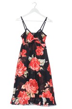 Vestido de verano mujer Charbell estampado floral elegante rojo talla 38