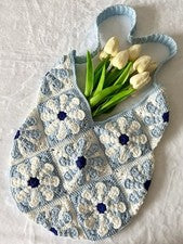 Bolso hecho a mano color azul 🩵🩵🩵