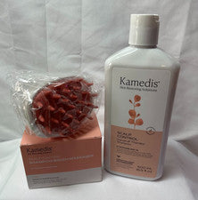 Champú caspa Kamedis Scalp Control 16,9 oz 500 ml y cepillo masajeador NUEVO