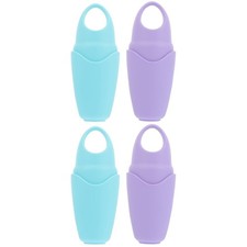 Juego de 2 moldes de hielo facial de silicona rodillo de belleza facial para masajeador de cuidado de la piel