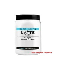 Mascarilla Capilar Stapiz LATTE 1000 ml con Proteínas de Leche, Reparar y Cuidar