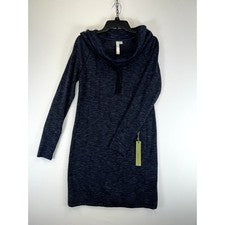 Vestido para mujer Green Tea pequeño azul manga larga mezcla de poliéster nuevo con etiquetas