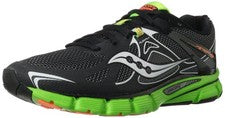 Zapato para correr Saucony Mirage 4 para hombre, negro/verde/naranja, 13 M EE. UU.