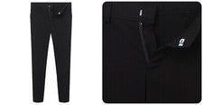 Pantalón Cómodo Para Hombre Inteligente Formal Oficina Niños Uniforme Escolar Pantalones Negros