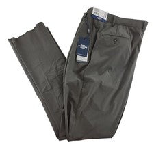 Pantalones Hart Schaffner Marx Performance para hombre 46R gris elástico activo nuevos con etiquetas $155
